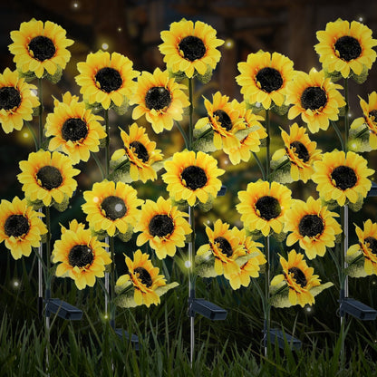 Easter Flash Sale - Solar LED Sunflower Garden Lights-29.6inch/75cm 🌻