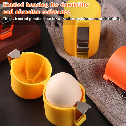 🎊Stainless Steel Egg Opener – Crack, Cut, and Separate Eggs Easily🍳(🥚Buy 1 Get 1 Free)