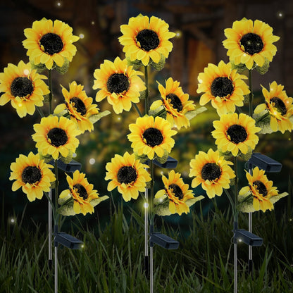 Easter Flash Sale - Solar LED Sunflower Garden Lights-29.6inch/75cm 🌻