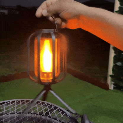 Kaliiqo™ Solar-Powered Flame Flicker Camping Lantern