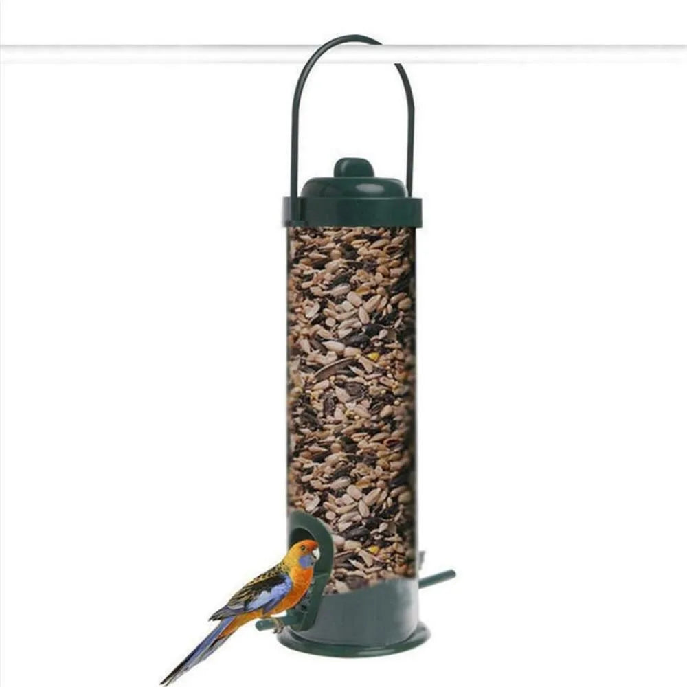 Multiple Holes Bird seed Feeder Outdoor Hanging seed Dispenser