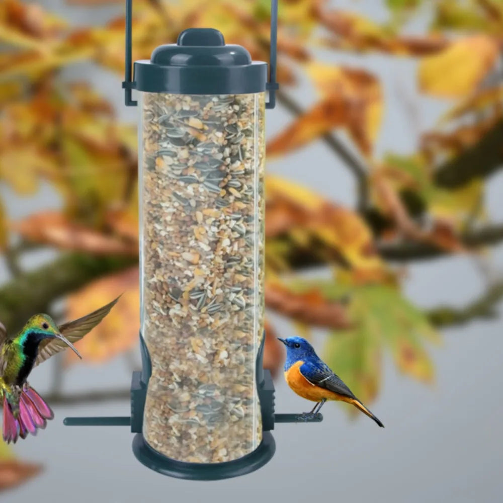 Multiple Holes Bird seed Feeder Outdoor Hanging seed Dispenser