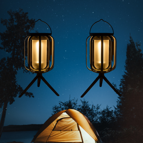Kaliiqo™ Solar-Powered Flame Flicker Camping Lantern