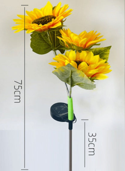 Easter Flash Sale - Solar LED Sunflower Garden Lights-29.6inch/75cm 🌻